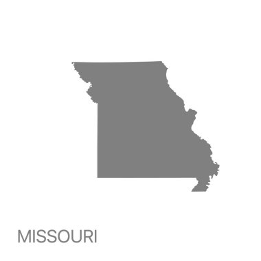 Yüksek kalite detaylı harita Missouri durumu