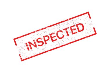 beyaz zemin üzerine kırmızı pul kontrol