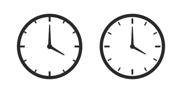 Saat logosu, saat vektörü.