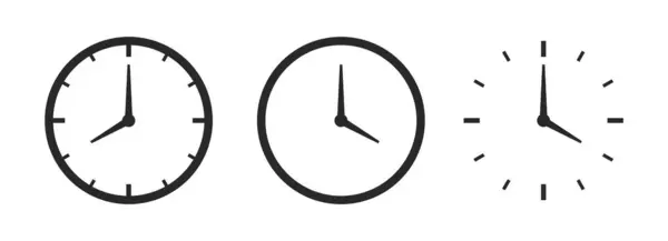 Saat logosu, saat vektörü.