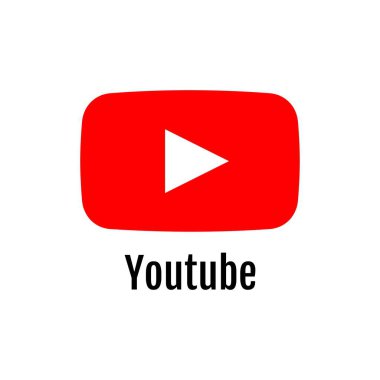 youtube simgesi, logo, sembol, vektör editör uygulama simgeleri