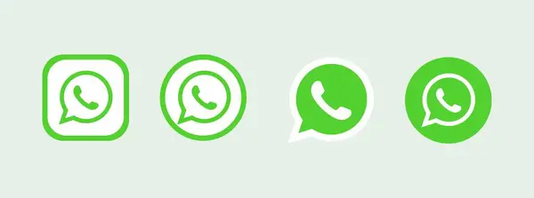 Whatsapp logo simgesi seti