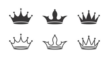 Taç simgeleri siyah renkte ayarlandı