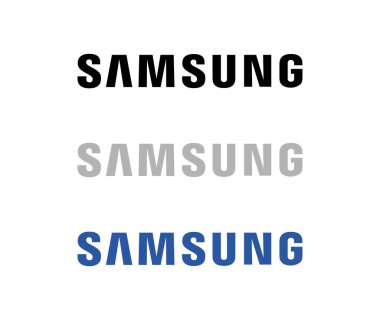 Samsung logo simgesi Güney Kore teknoloji şirketinin işaret sembolü