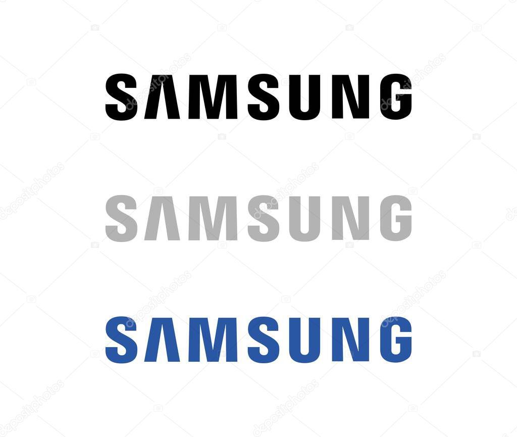 Samsung logo icon South Korean technology company sign symbol
