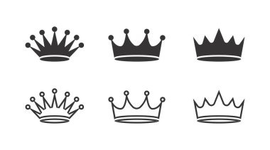 Taç simgeleri siyah renkte ayarlandı