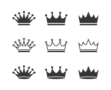 Taç simgeleri siyah renkte ayarlandı