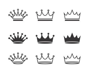Taç simgeleri siyah renkte ayarlandı
