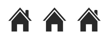 ev simgesi logo vektörü