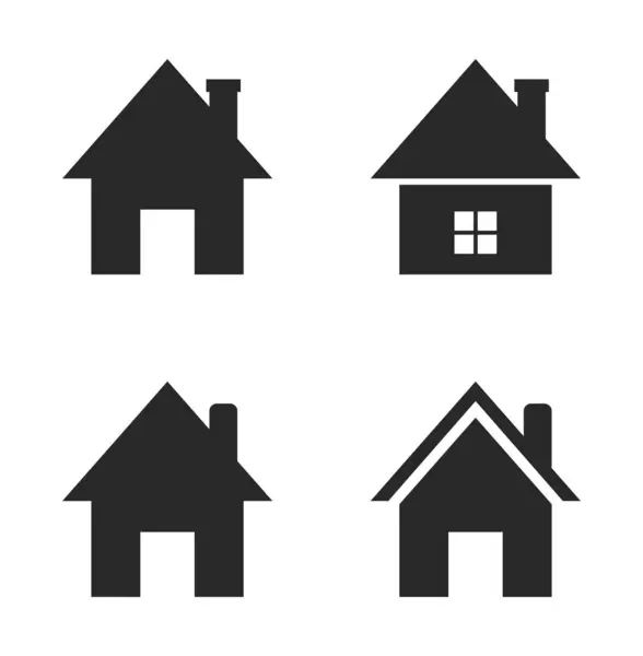 ev simgesi logo vektörü