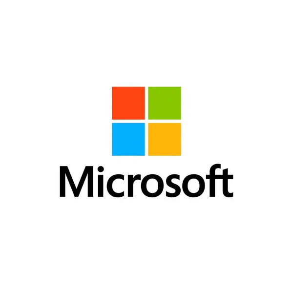 mikrosoft logo simgesi vektörü
