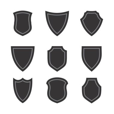 Kalkan simgeleri koruma vektörü ayarlandı, kalkan güvenlik simgeleri ayarlandı.