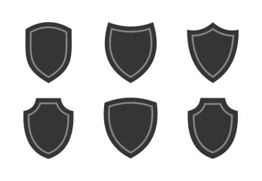 Kalkan simgeleri koruma vektörü ayarlandı, kalkan güvenlik simgeleri ayarlandı.