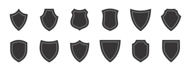 Kalkan simgeleri koruma vektörü ayarlandı, kalkan güvenlik simgeleri ayarlandı.