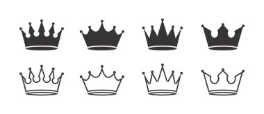 Taç simgeleri siyah renkte ayarlandı