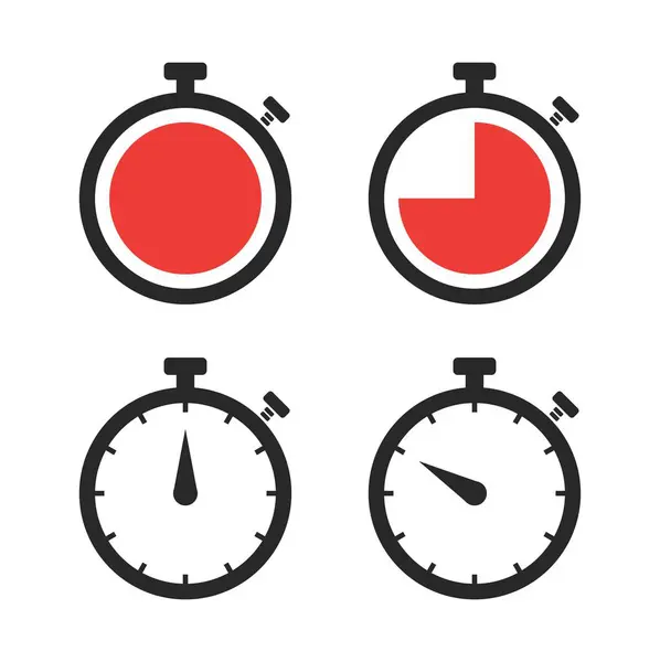 Kronometre logosu simge vektörü