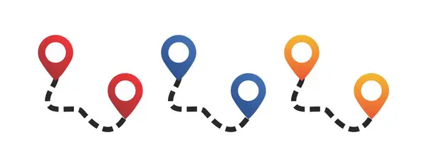 konum belirleme simgesi, konum logo vektörü.