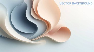 Soyut arka plan yumuşak pastel tonlarda pürüzsüz, akıcı organik şekiller gösteriyor. Bu da onu sağlık, yaşam tarzı veya sanatsal projeler için ideal kılıyor.