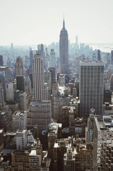 Skyline of New York City, United States, on February 18, 2020