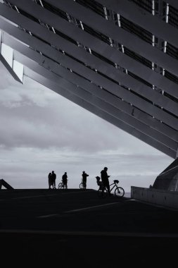 Barselona Forum Parkı 28 Eylül 2021 'de İspanya' nın Barselona kentinde