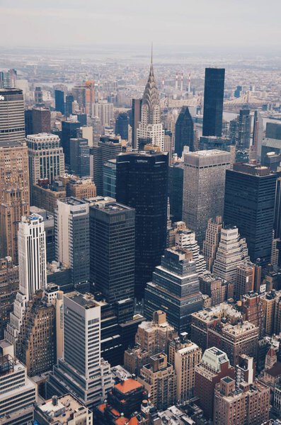 Skyline of New York City, United States, on February 18, 2020