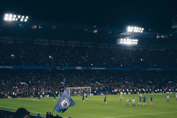 Stamford Köprüsü 'nde 25 Ekim 2017' de Chelsea ile Everton arasında oynanan karşılaşma.