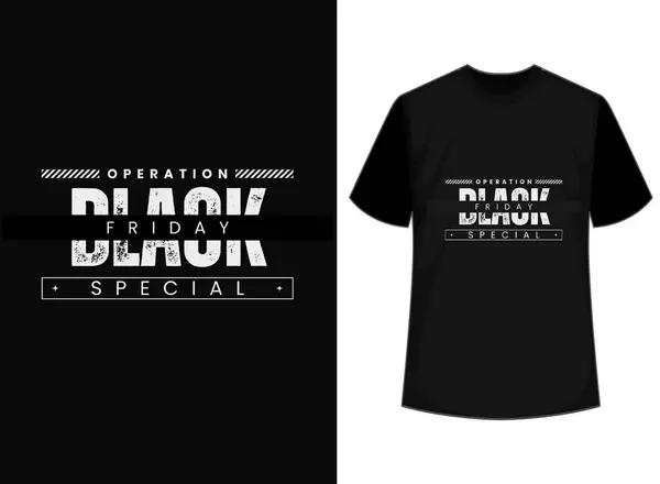 Operasyon Black Friday özel tişört tasarım vektör dosyası, Kara Cuma t-shirt tasarımı