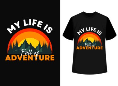 Hayatım eski moda tişört tasarımıyla dolu.