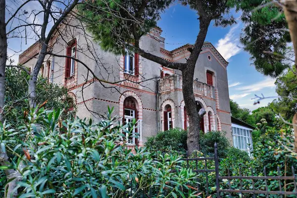 Yunanistan 'ın antik kentinin eski taş duvarı