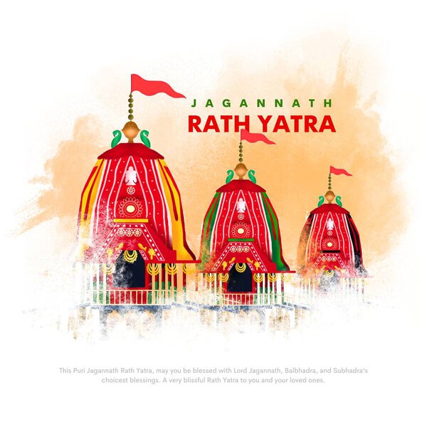 Счастливый праздник Рат Ятра для Господа Феаннатха, Балабхадры и Субхадры.