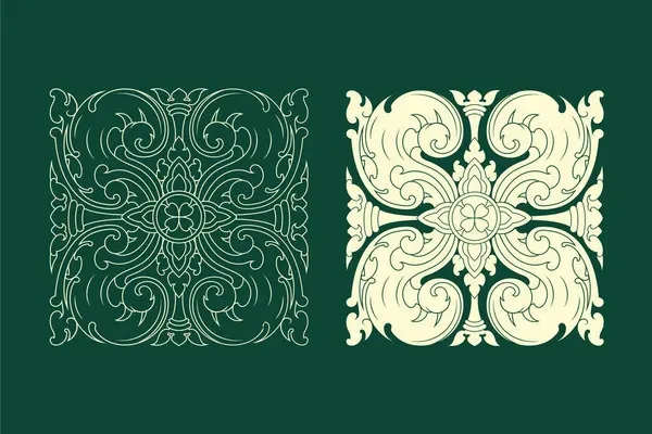 Khmer Sanat Elementleri, Vektör illüstratör Tasarımı