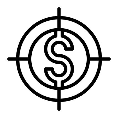 Hedef vektör satırı simgesi