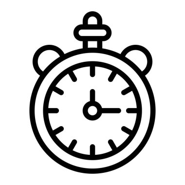 Alarm vektör satırı simgesi