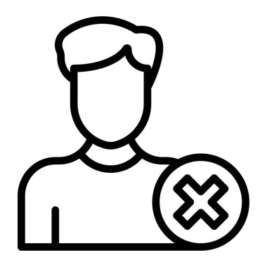 Blaklist Vektör Satırı Simgesi