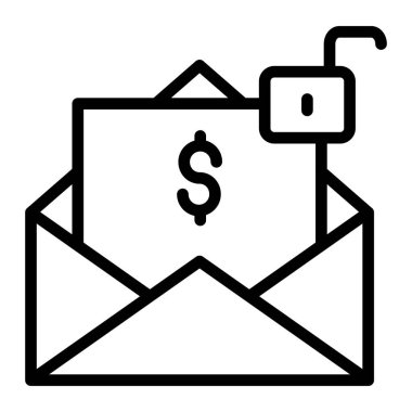 Sızdırma Vektör Satırı Simgesi