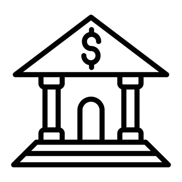 Banka vektör satırı simgesi