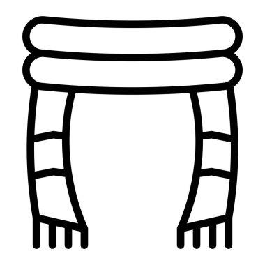 Atkı Vektör Satırı Simgesi