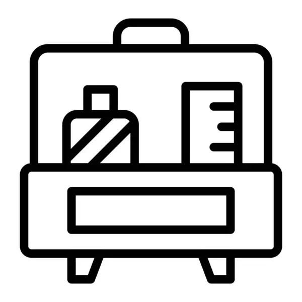 Araç Kutusu Vektör Satırı Simgesi