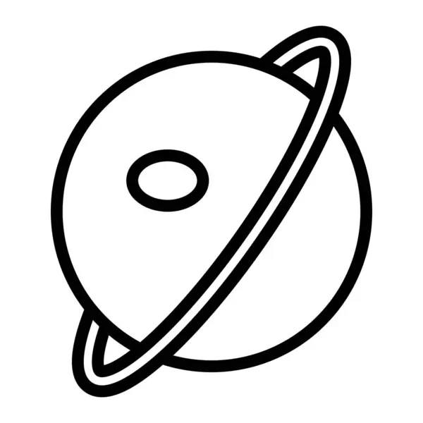 Gezegen Vektör Satırı Simgesi Tasarımı