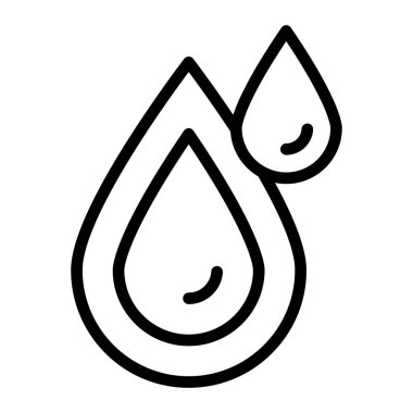 Yağ Vektörü Satır Simgesi Tasarımı