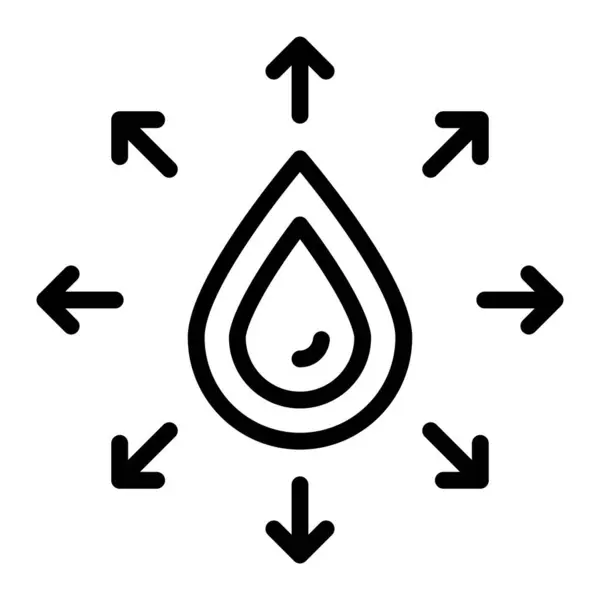 Dağıtım Vektör Satırı Simgesi Tasarımı