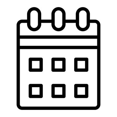 Bisiklet Vektör Satırı Simgesi Tasarımı