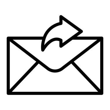 Vektör Satır Simgesi Tasarımı Gönder