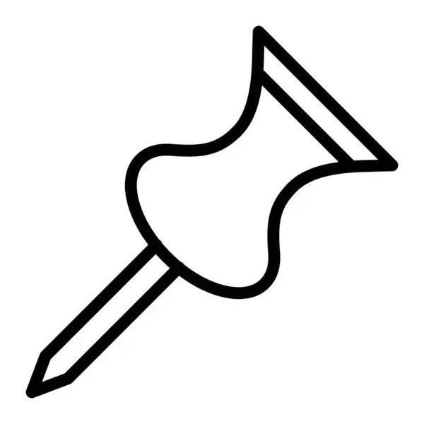 Pin Vektör Satır Simgesi Tasarımı 'na bas