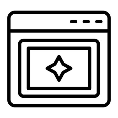 Fotoğraf Vektör Satırı Simgesi