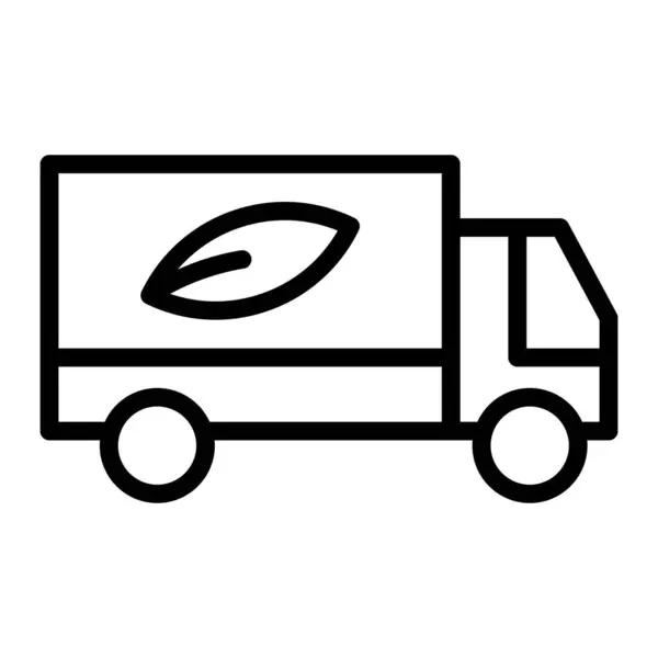 Eko Taşıyıcı Vektör Satır Simgesi