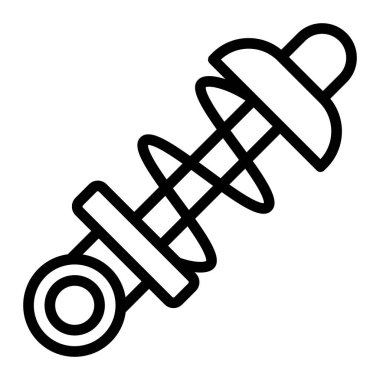 Emici Vektör Satır Simgesi Tasarımı