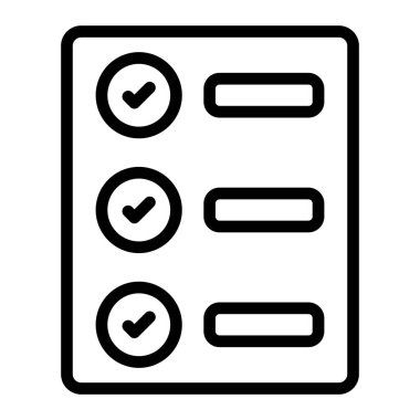 Görev Listesi Vektör Satır Tasarımı