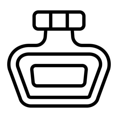 Mürekkep Vektörü Satır Simgesi Tasarımı