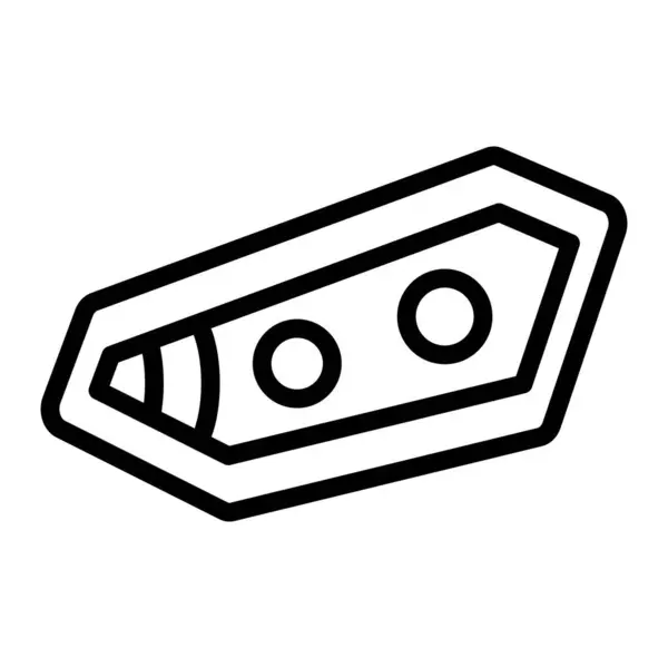 Far Işığı Vektör Satırı Simge Tasarımı